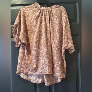 Women's Pink Patterned Top